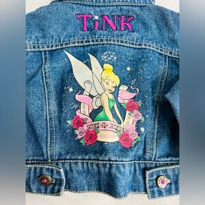 Disney Tinker Bell Denim Jacket - Blue and Pink